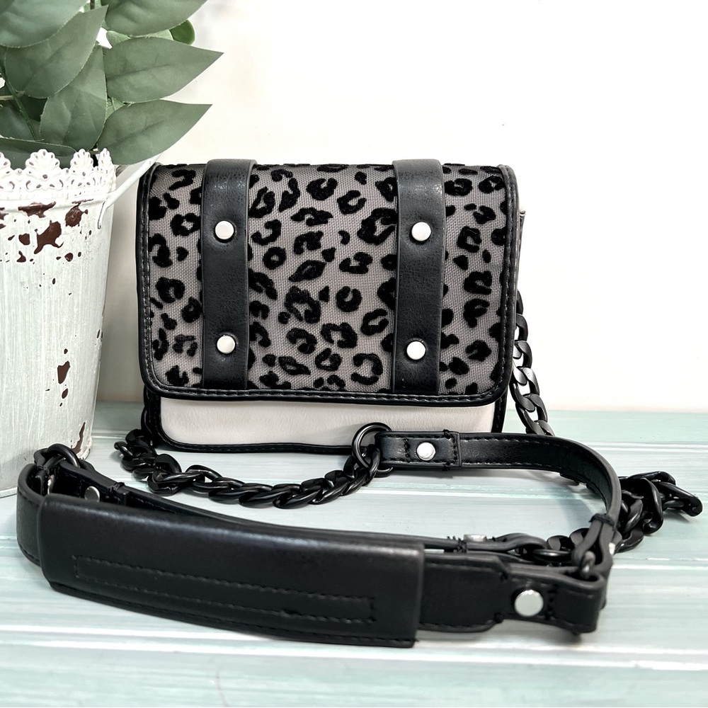 Zara Animal Print Crossbody Bag New